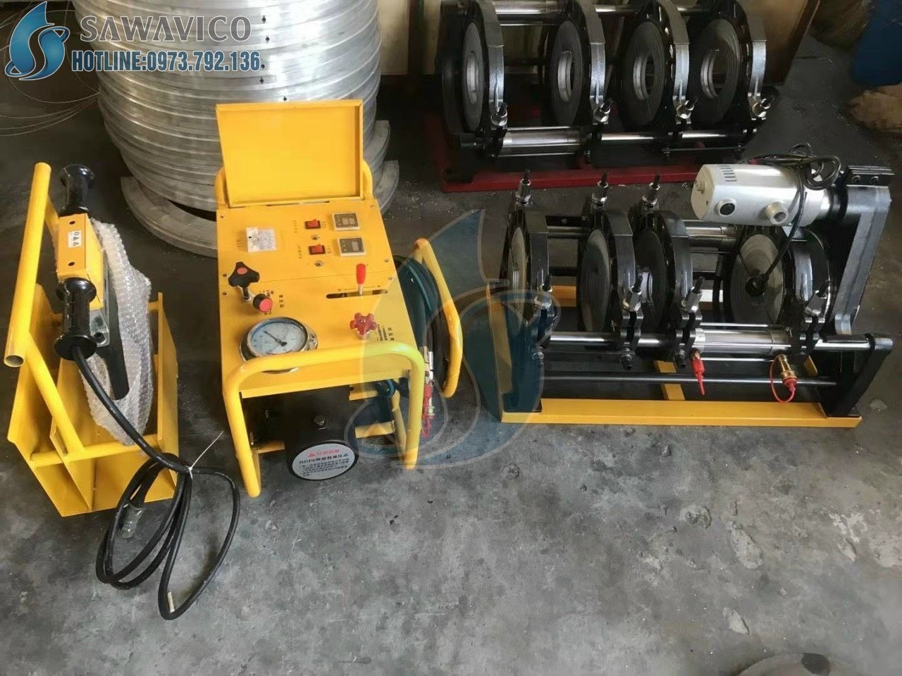 máy hàn thủy lực
