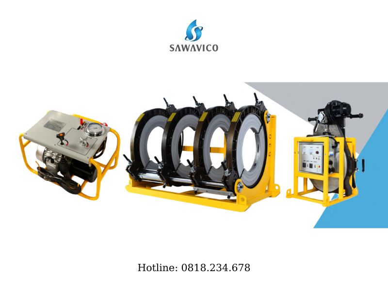 Máy hàn ống HDPE thủy lực là thiết bị chuyên dụng dùng để nối ống nhựa HDPE 