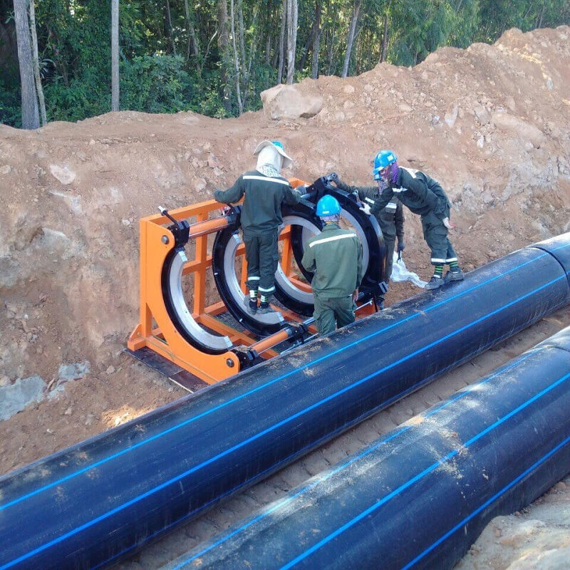 Một vài lưu ý khi hàn ống HDPE trên cao