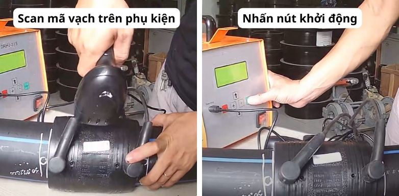 Tiến hành quá trình hàn