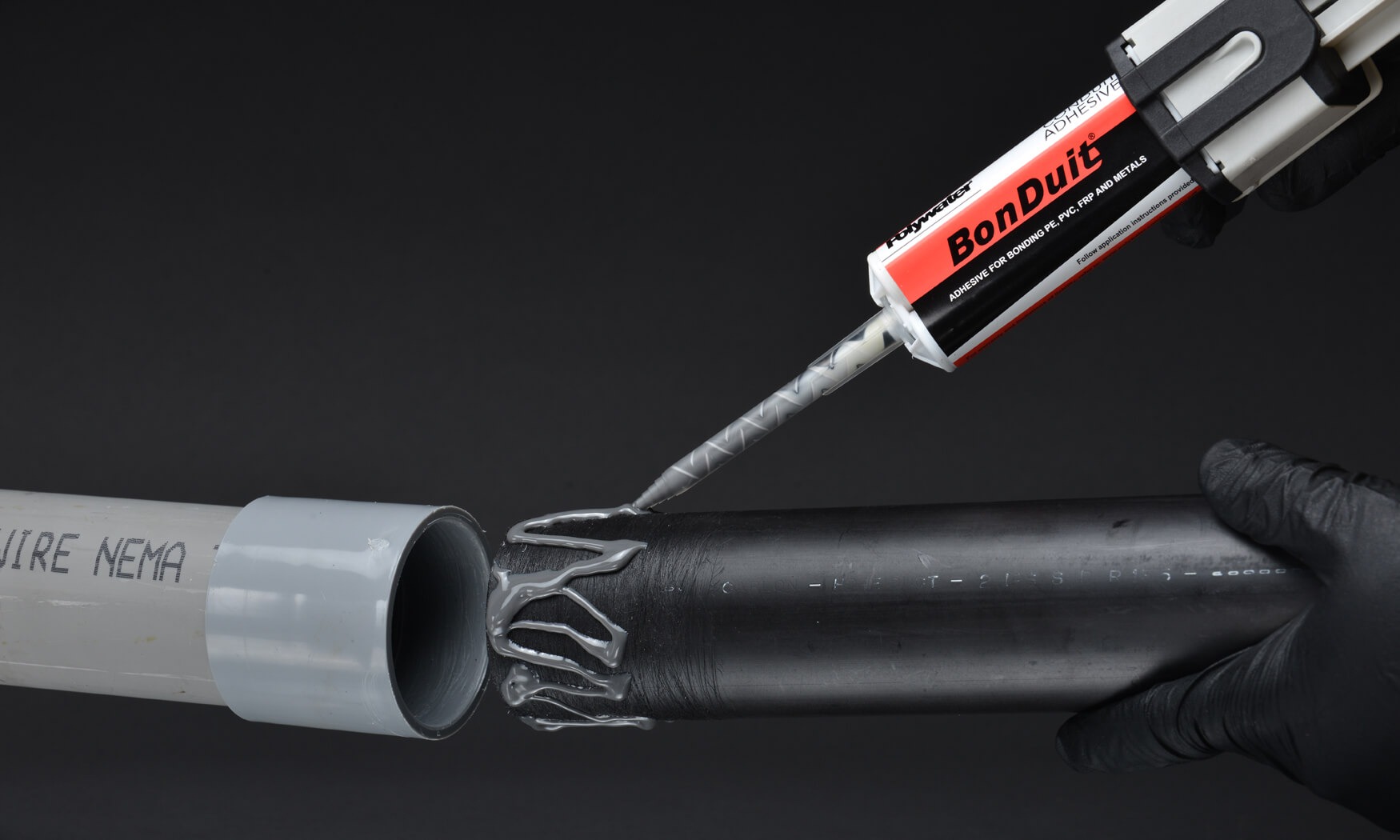 Phương pháp nối ống HDPE bằng keo chuyên dụng